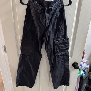 American Eagle Outfitters Black Cargo Pants